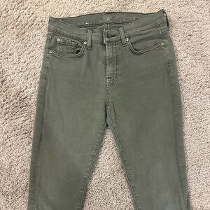 Seven jeans olive color